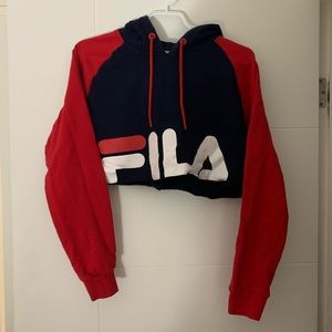 Fila Cropped Hoodie
